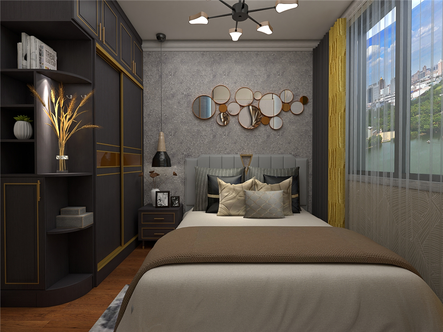 小戶(hù)型全屋定制臥室該怎么設(shè)計(jì)?(圖1) 小戶(hù)型全屋定制臥室該怎么設(shè)計(jì)?(圖1)