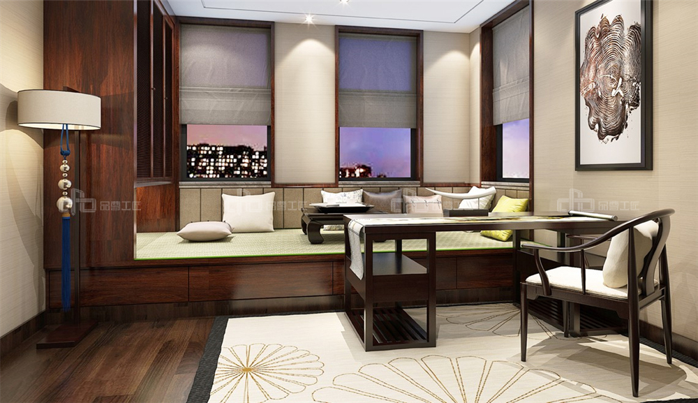 繁華之下，縱享從容、儒雅的新中式居所(圖7)