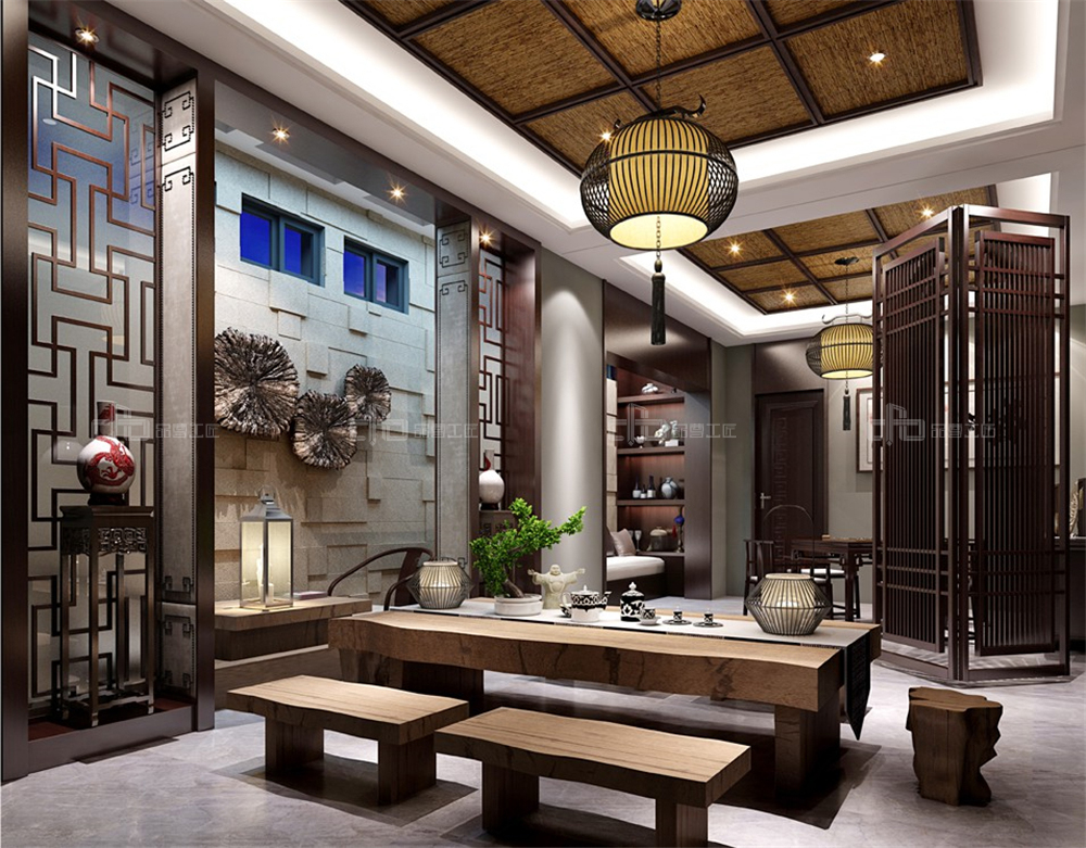 繁華之下，縱享從容、儒雅的新中式居所(圖11)