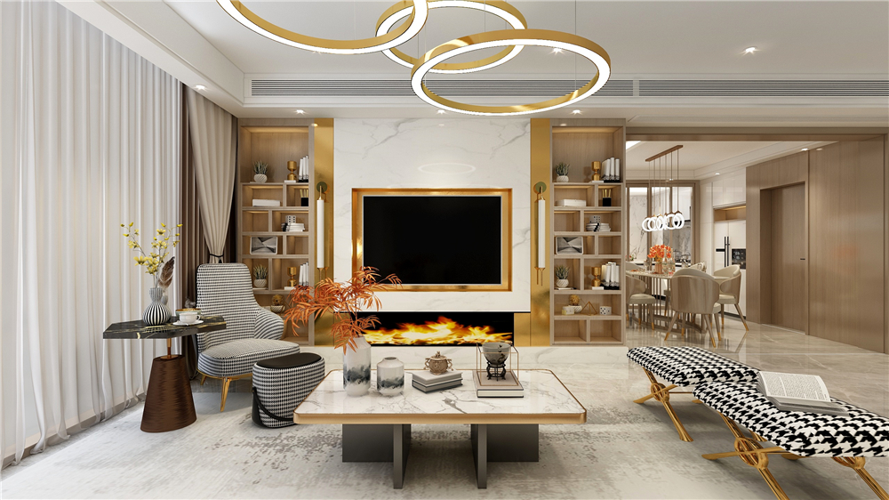 全屋定制怎么設計客餐廳的隔斷？(圖1)