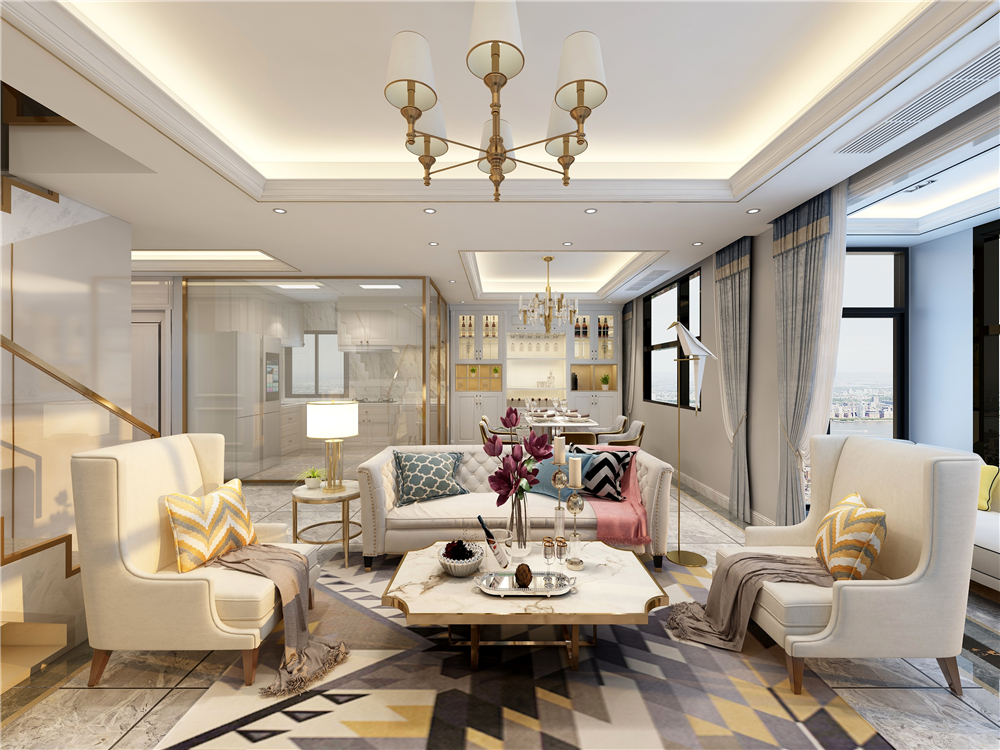 全屋定制怎么設計客餐廳的隔斷？(圖2)