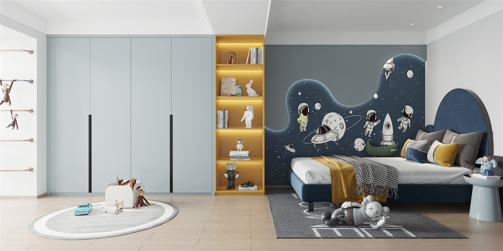 全屋設(shè)計(jì)兒童房定制要注意什么？(圖1)