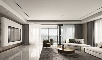 300㎡整木定制大平層，現代簡約高定設計