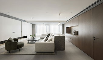 168㎡全屋高定整木設(shè)計(jì)，現(xiàn)代時(shí)尚簡約風(fēng)