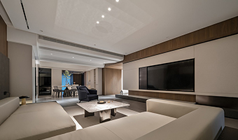 整木定制大平層，248㎡現(xiàn)代簡約設(shè)計(jì)