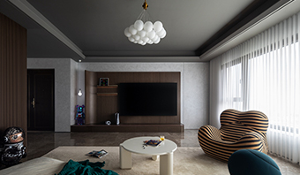 186㎡全屋整木定制大平層，現(xiàn)代簡約風(fēng)