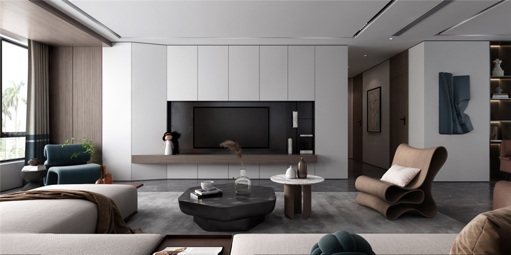 客廳電視機高度在多少左右？(圖2)